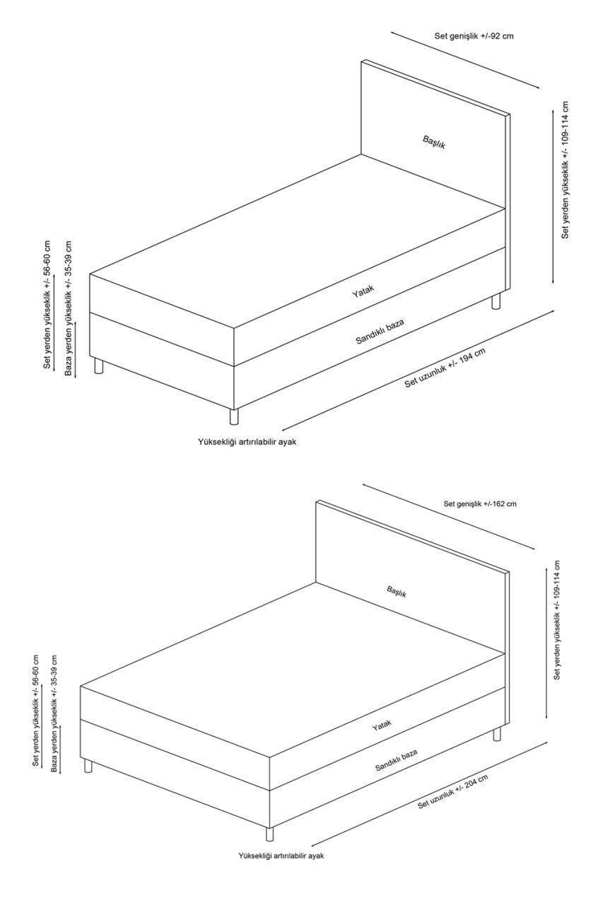 Base de lit unique et tête de lit Motya 120 x 200 - Anthracite