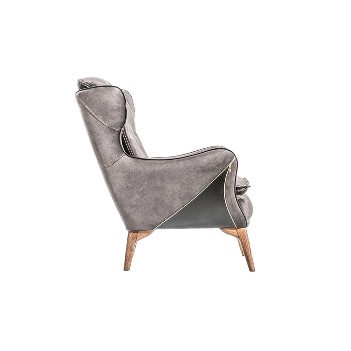 Lotus Fauteuil Bergère gris