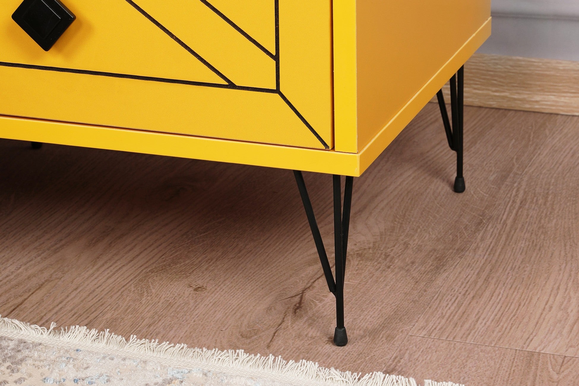 Table de chevet Luna - Yellow