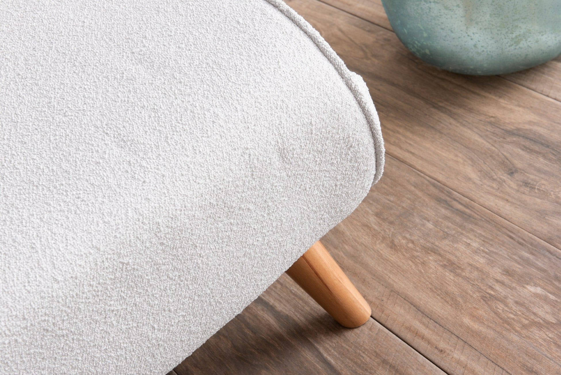 Canapé-lit à 1 place Folde Single - Teddy Fabric - Cream