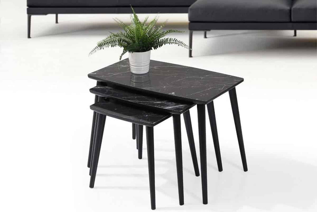 Table basse Ekol gigognes (Marbre)