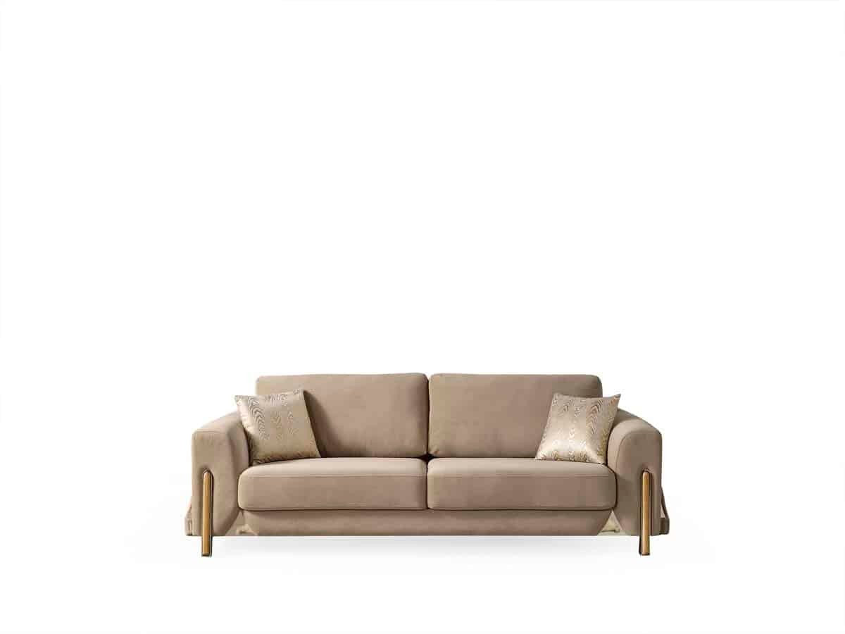 Olivya Canapé Crème 3 Places