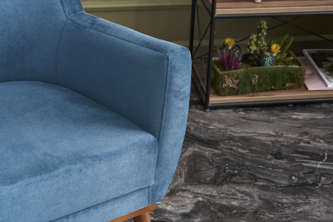 Fauteuil à oreilles Gonca - Blue