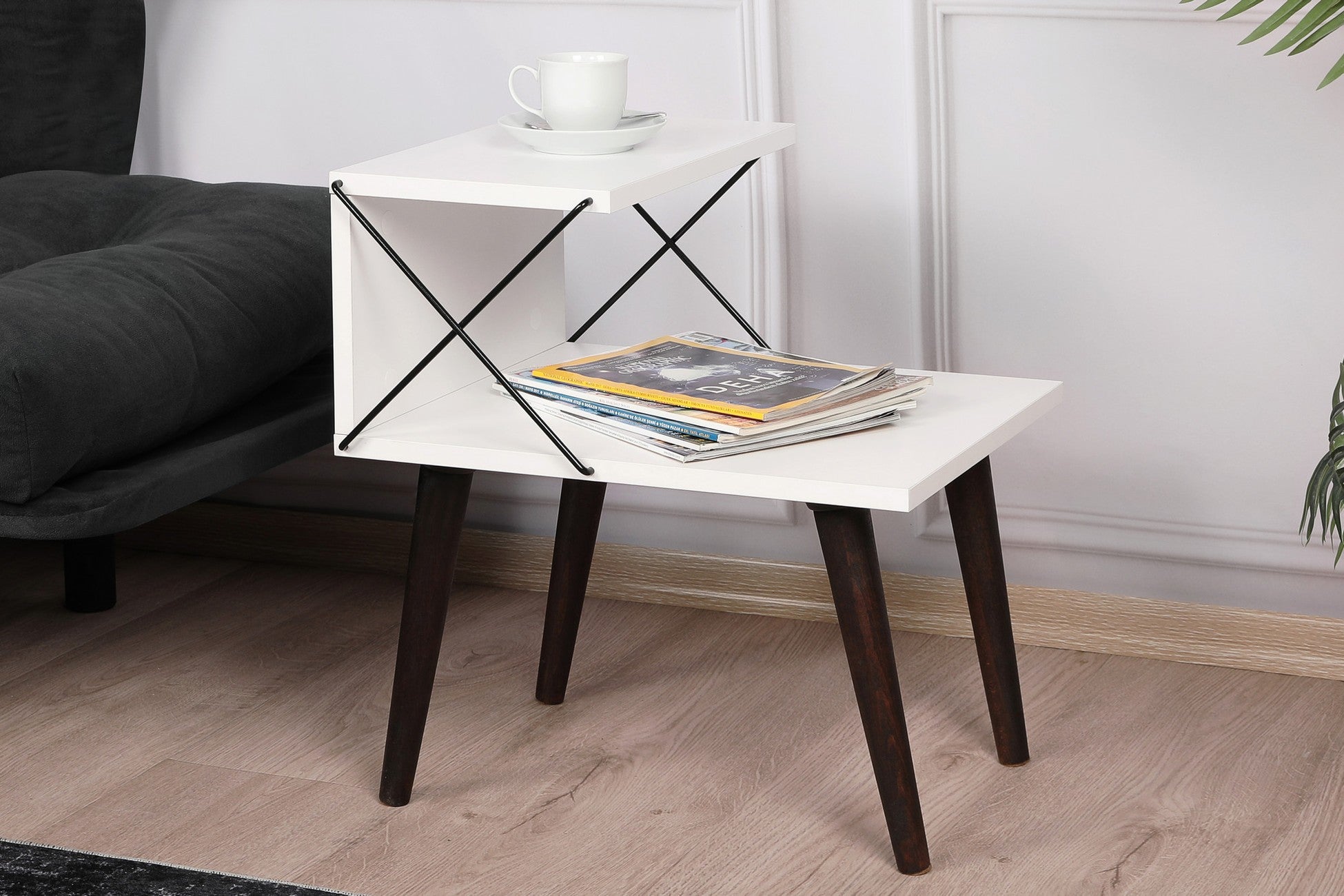Table de chevet Cross - White