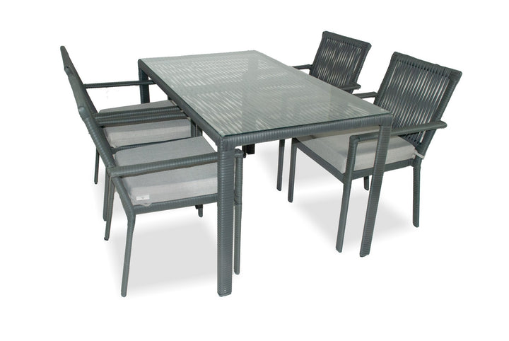 Ensemble de salons de jardin Leros 140 - Grey