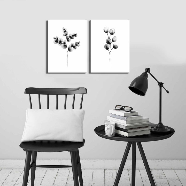 Peinture décorative en toile (2 pièces) 2P3040CIZC-04