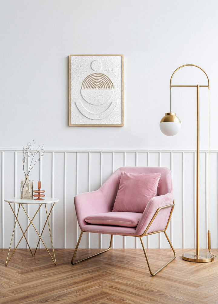 Peinture mdf encadrée décorative TBL0044