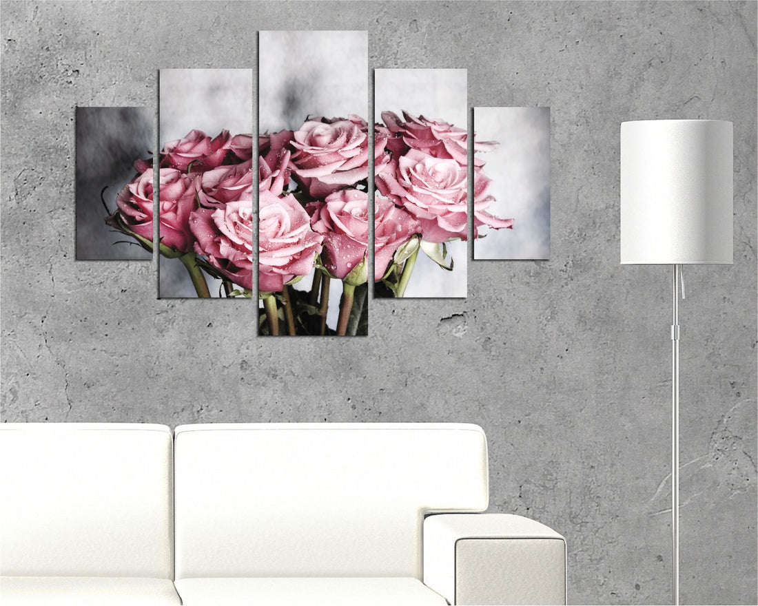 Peinture décorative MDF (5 pièces) ST109