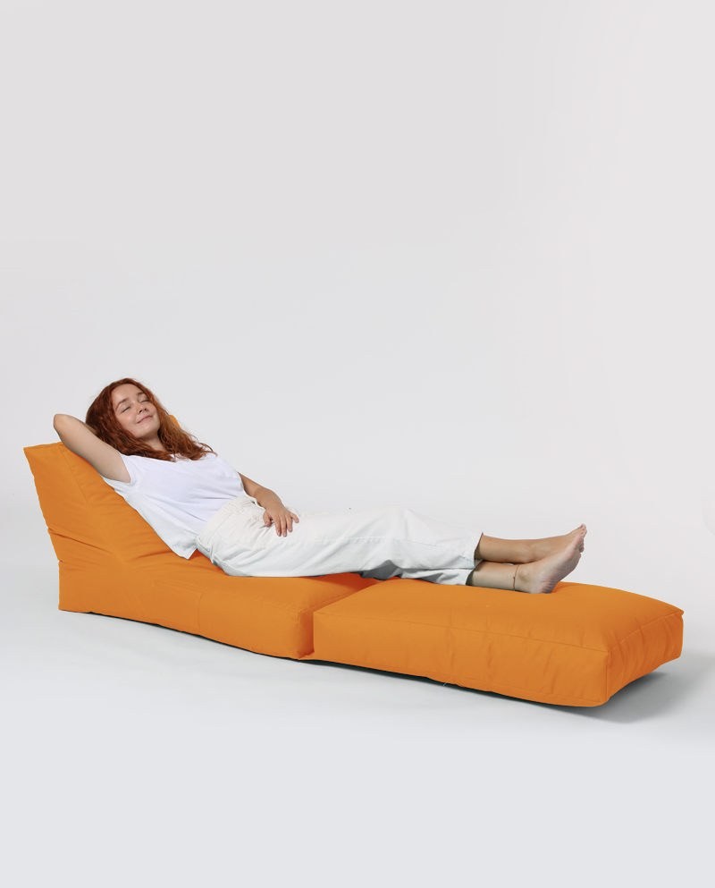 Pouf de jardin Siesta Sofa Bed Pouf - Orange