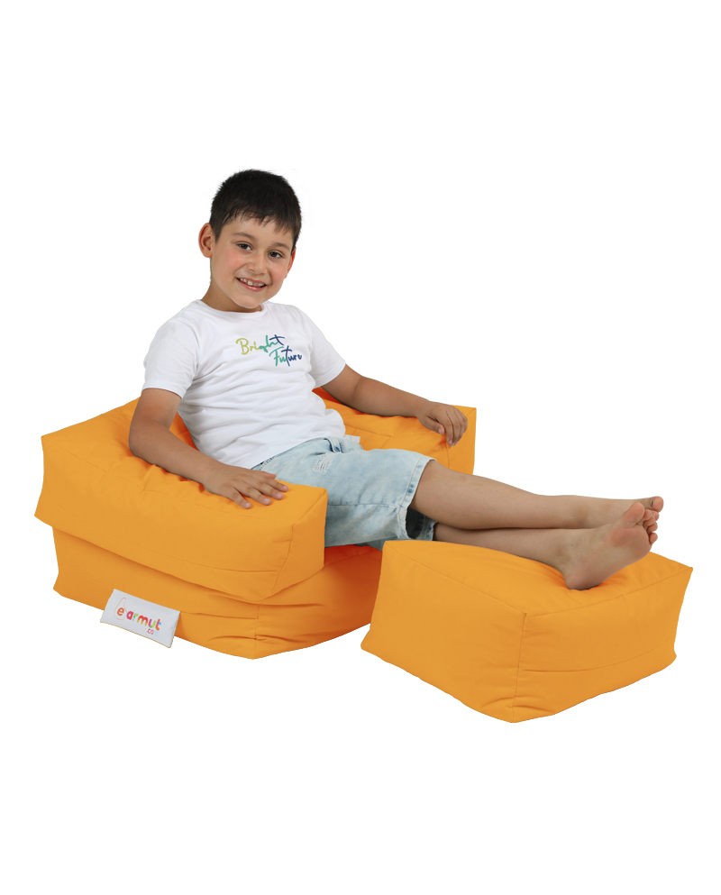 Pouf de jardin Kids Single Seat Pouffe - Orange