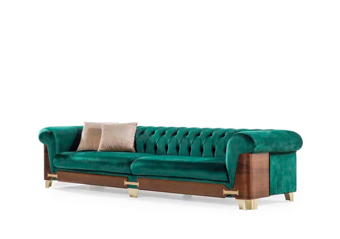 Nish Canapé 4 Places Vert