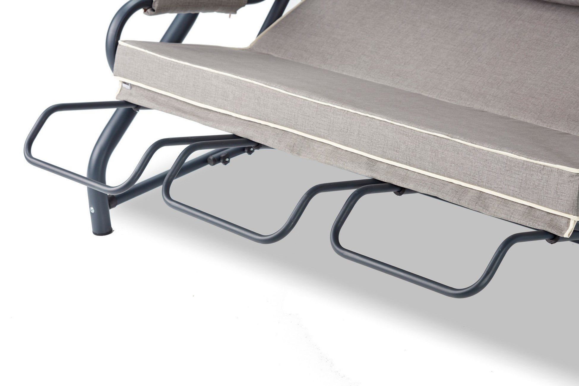 Chaise swing triple jardin Salvia - Anthracite, Grey