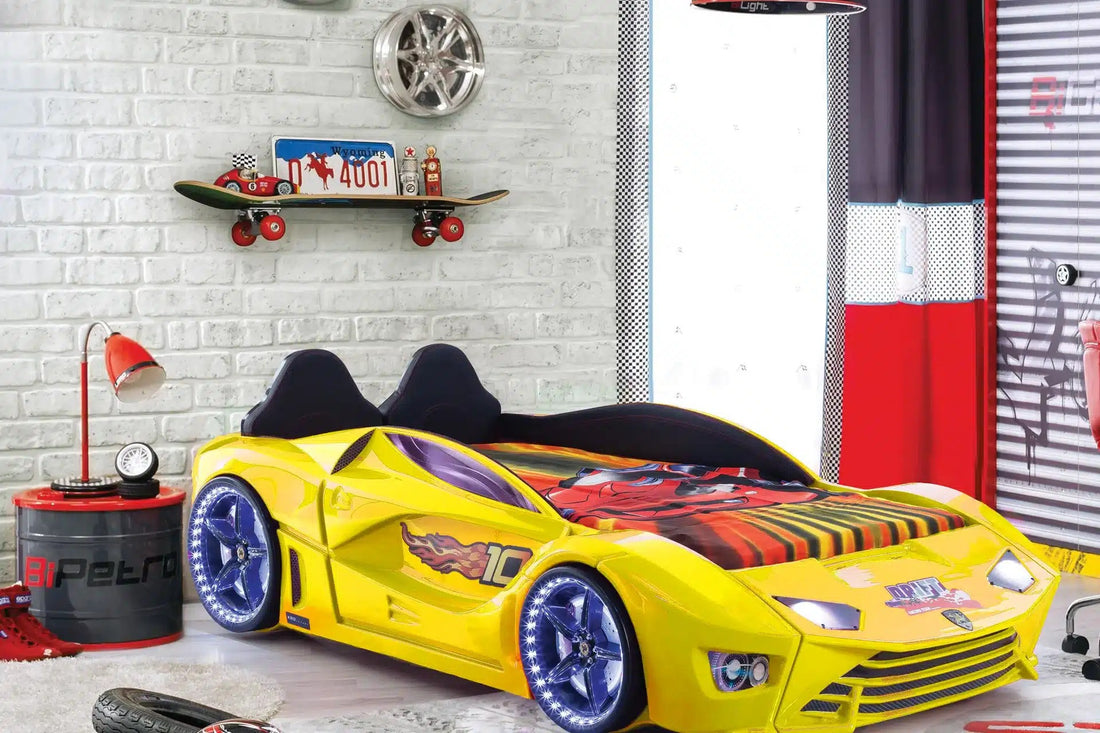 LIT ENFANT VOITURE ET LED – Aventafull Pre