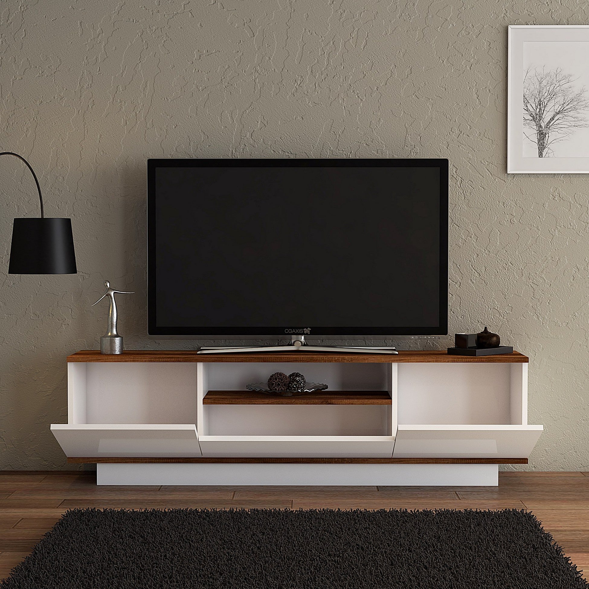 Meuble TV TV Stand - Baroque Walnut
