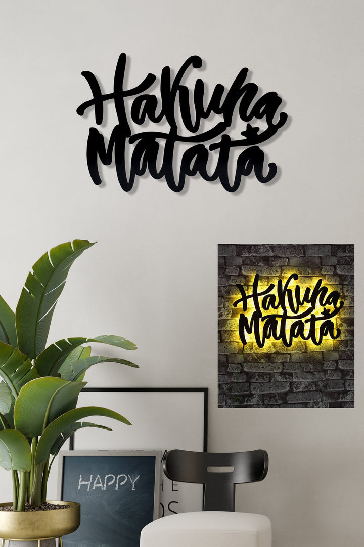 Éclairage LED décoratif Hakuna Matata - Yellow