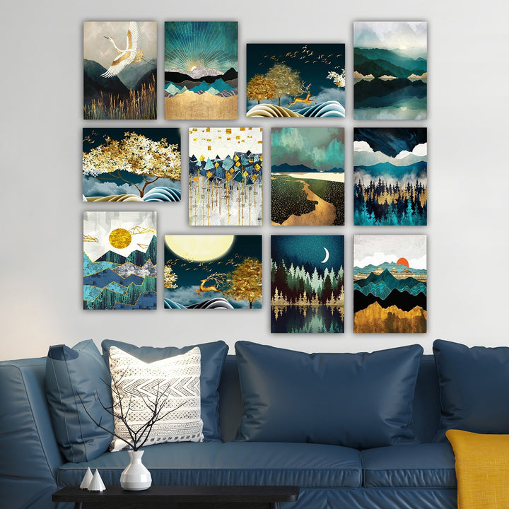 Peinture décorative MDF (12 pièces) 12MDF44YS