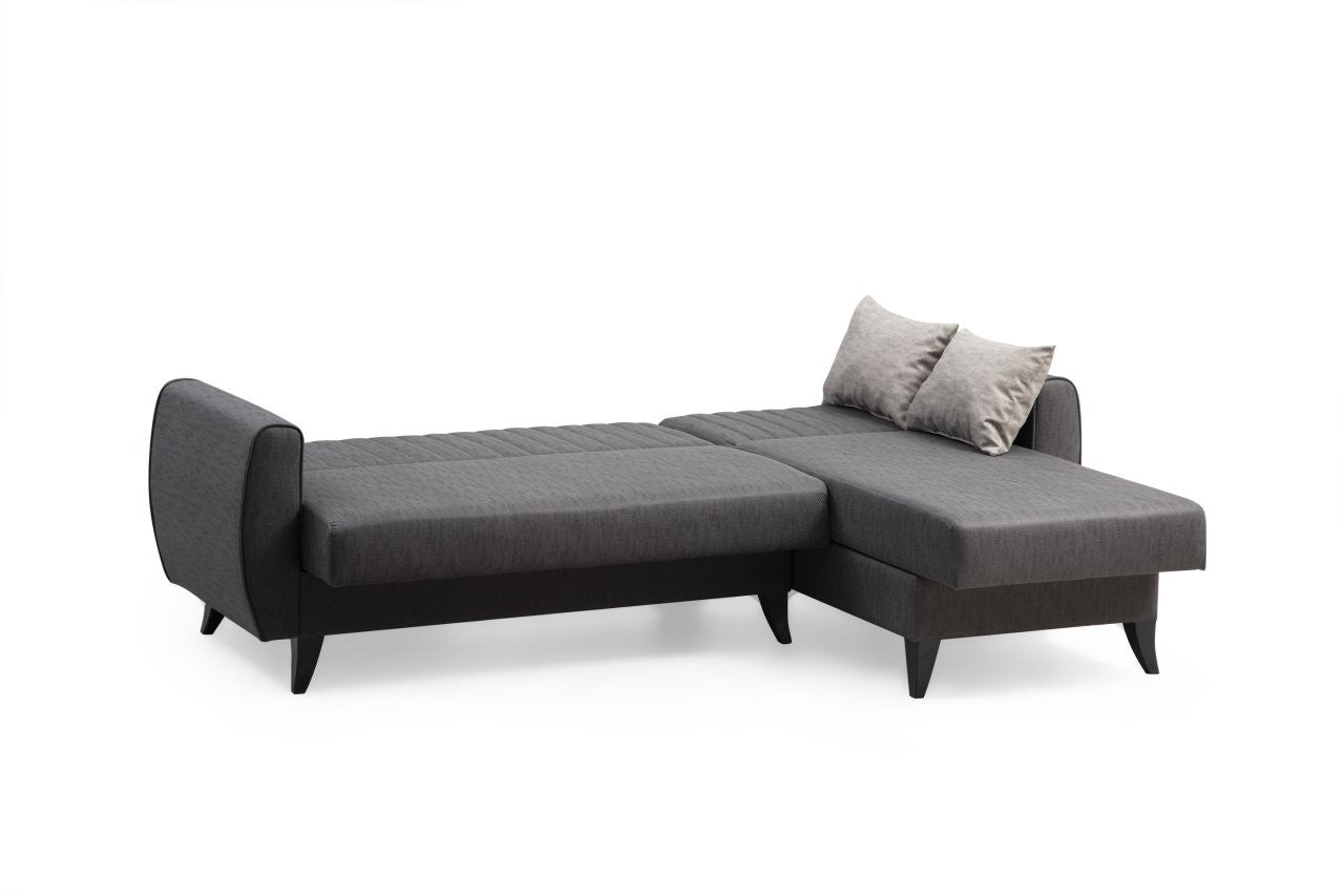 Canapé d'angle Alkon L - Dark Grey