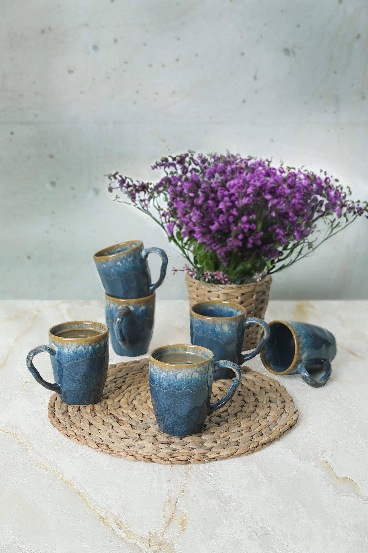 Tasse (6 pièces) Shizen Q39 - Blue