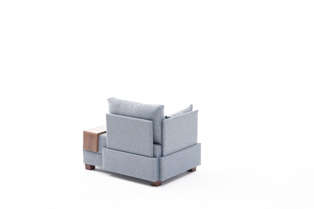 Canapé 1 place Fly Left - Light Blue
