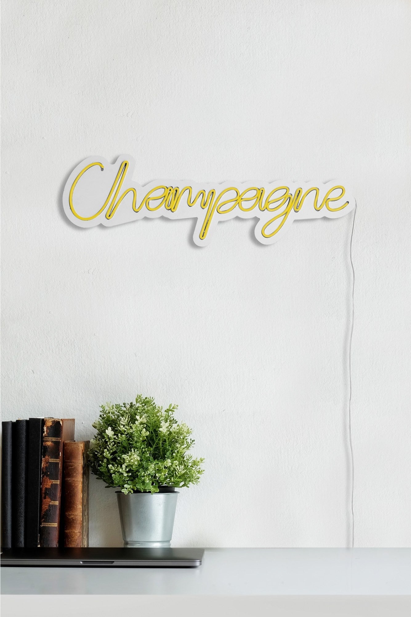 Éclairage LED en plastique décoratif Champagne - Yellow