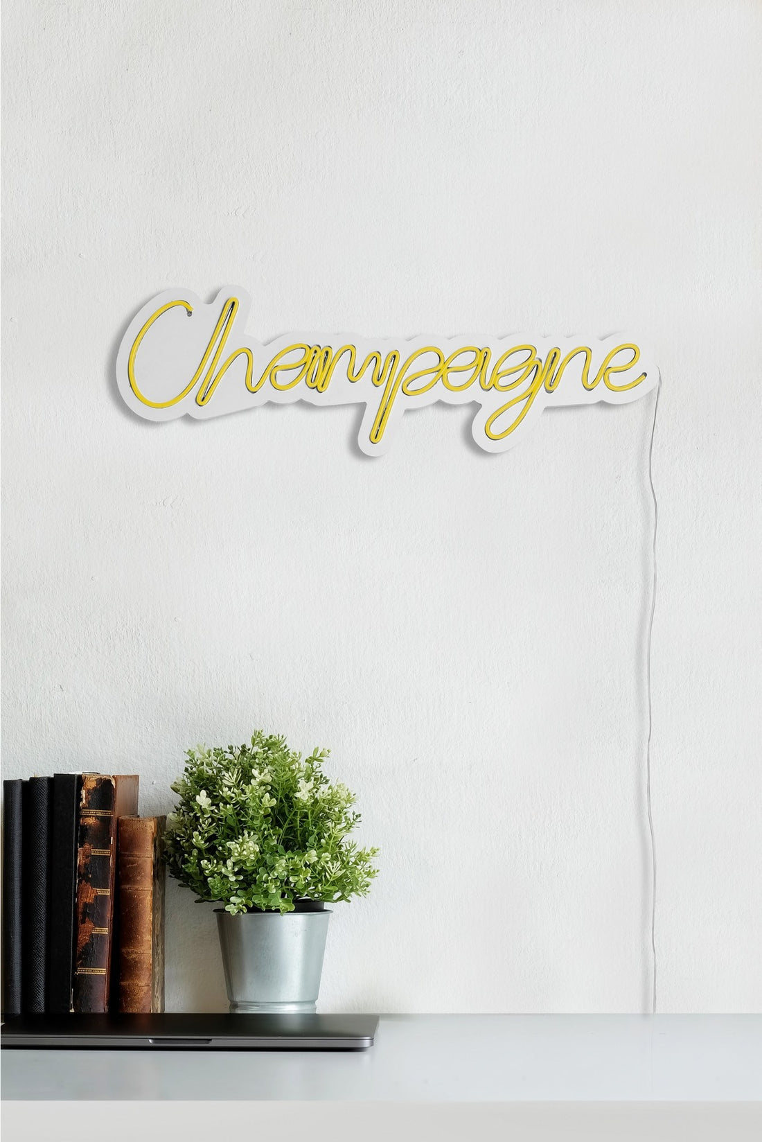 Éclairage LED en plastique décoratif Champagne - Yellow