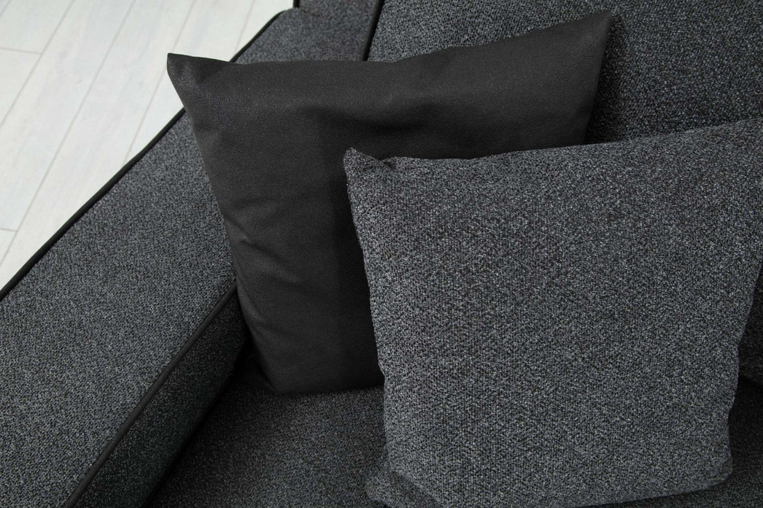 Canapé à 3 places Noir 3 - Dark Grey