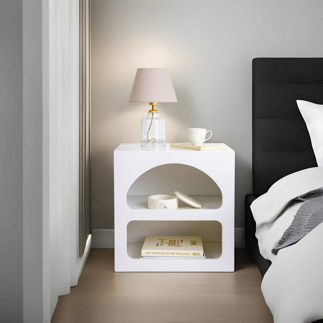 La table de nuit Lorin - White