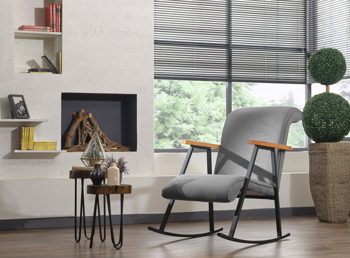 Fauteuil à bascule Yoka - Grey