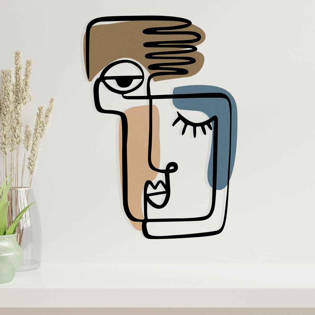 Accessoire mural en métal décoratif Kubizm 24