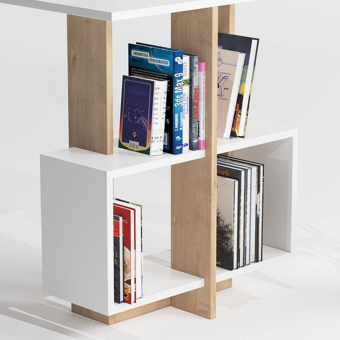 Bureau d'étude Lagomood Side - Oak, White