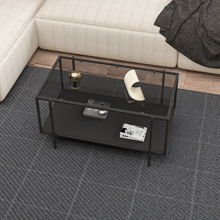Table basse Espa - Smoked, Black