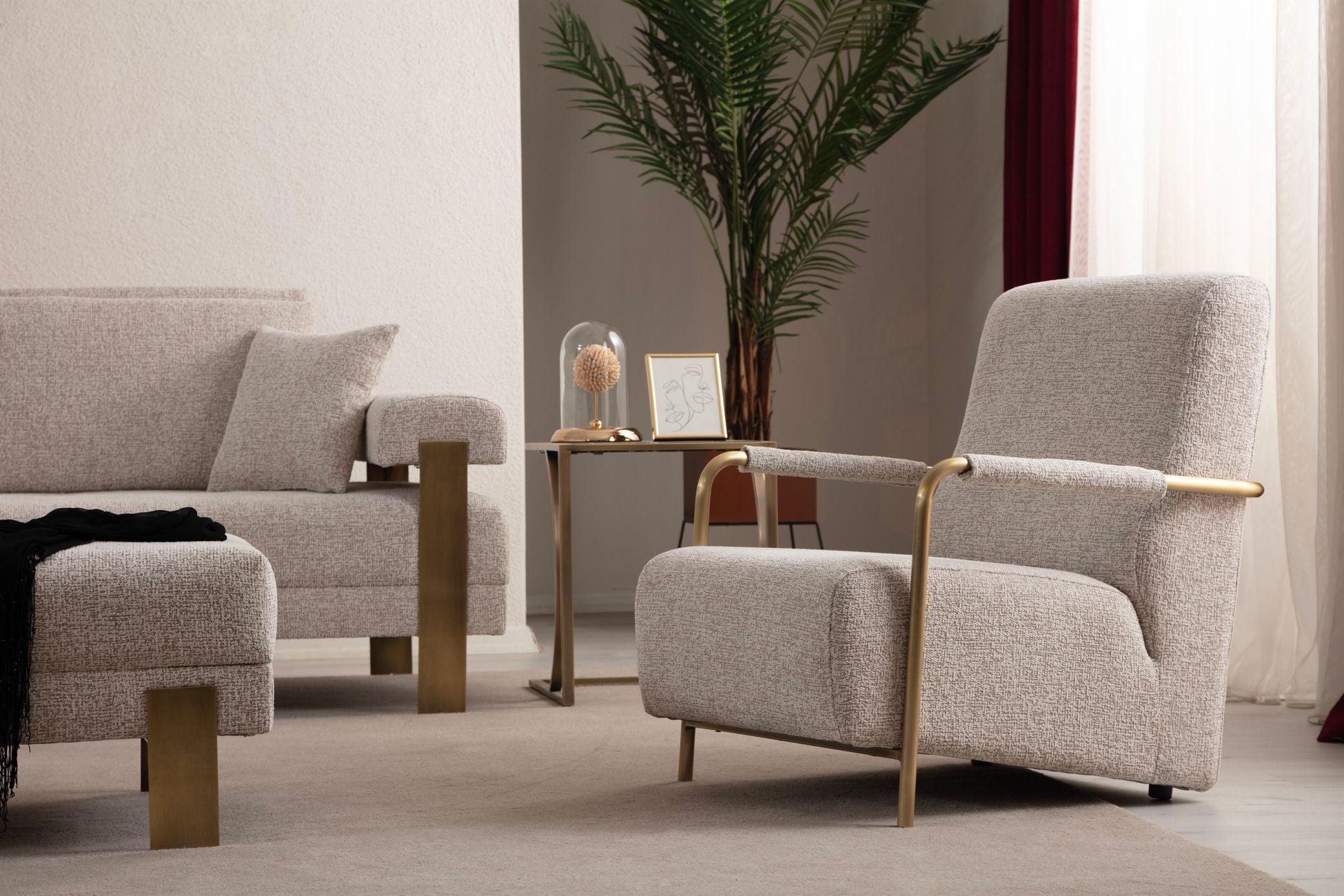 Deep Lıvıng Fauteuil Bergère