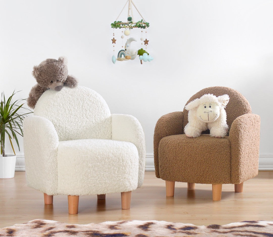 Chaise à oreilles pour enfants Moylo - Coffee