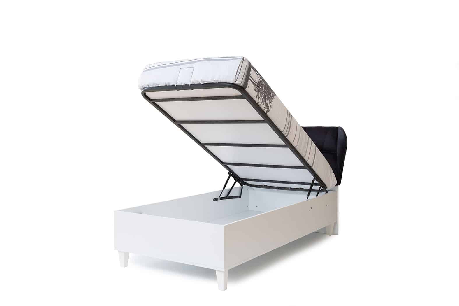 Black And White avec sommier lit (100*200)