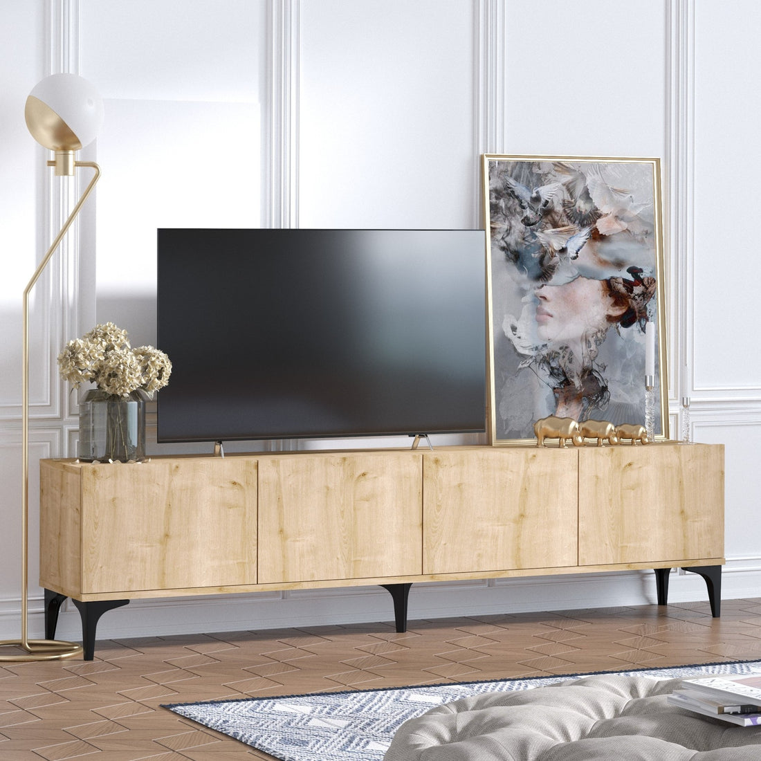 Meuble TV Nora - Sapphire Oak
