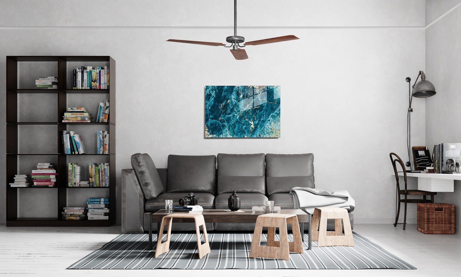 Peinture en verre trempé décoratif UV-009 - 70 x 100