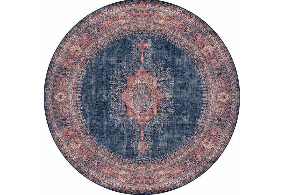 Tapis (150 cm) Blues Chenille - Dark Blue AL 26