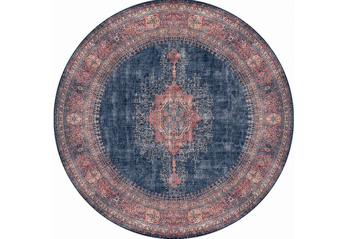 Tapis (150 cm) Blues Chenille - Dark Blue AL 26