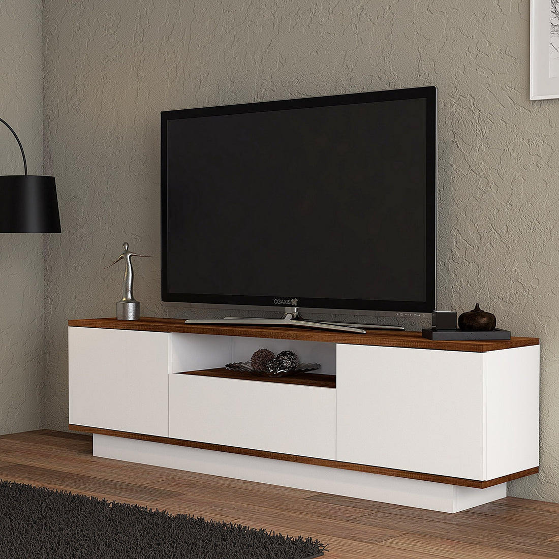 Meuble TV TV Stand - Baroque Walnut