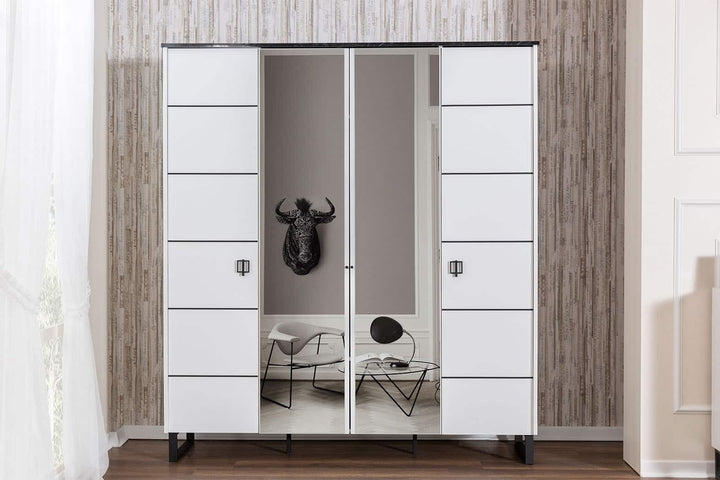 Granit armoire 4 portes