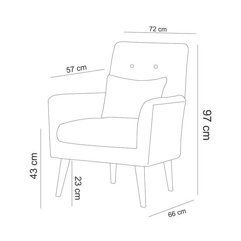 Ensemble canapé convertible 2 places et fauteuil Ikaria Tissu Anthracite