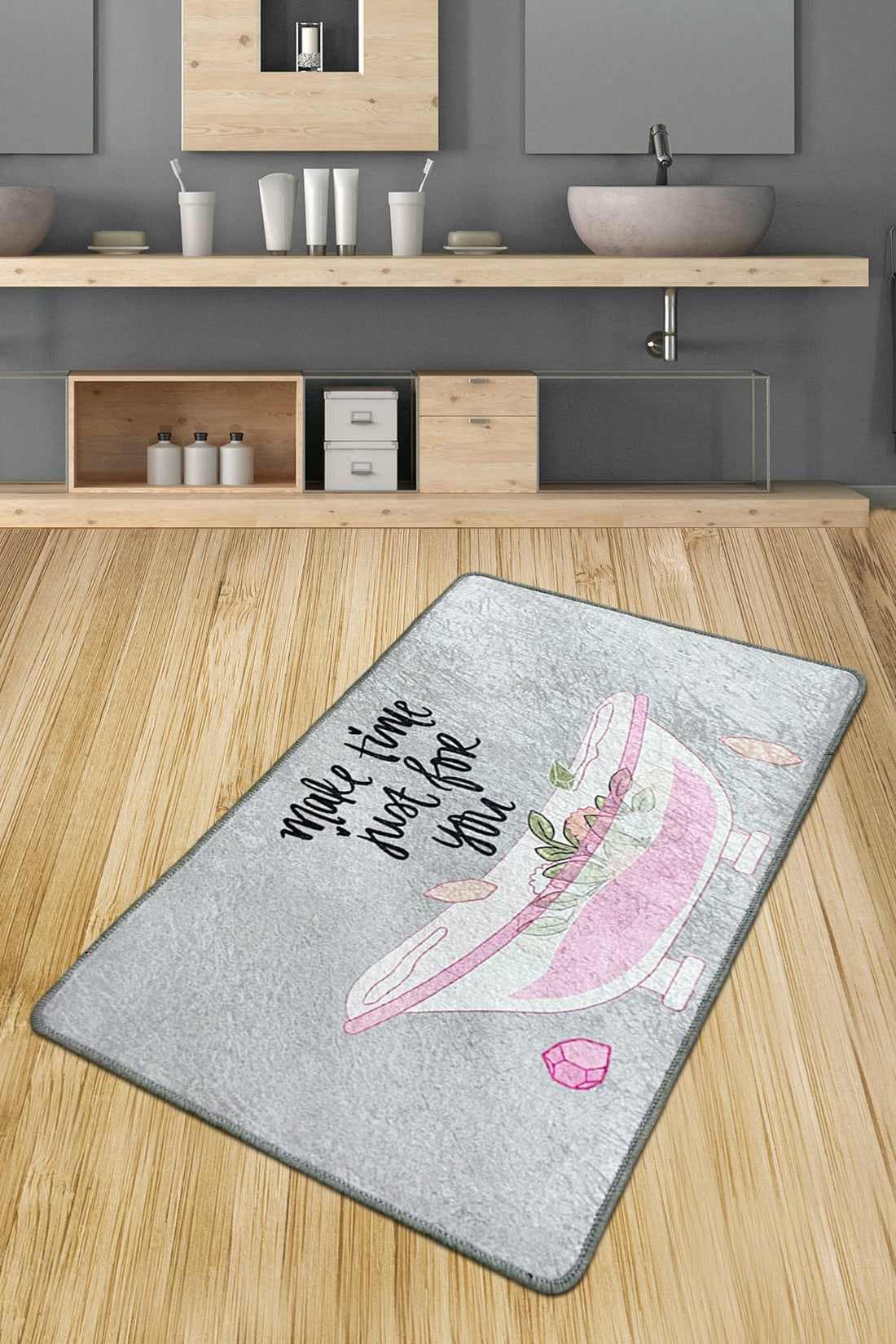 Tapis de bain Make Time Djt (80 x 100)