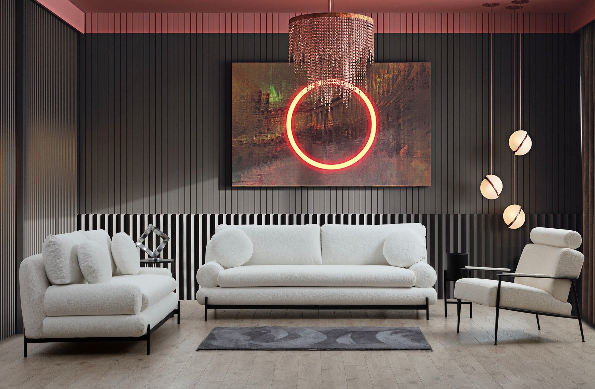 Canapé 2 places Livorno - White