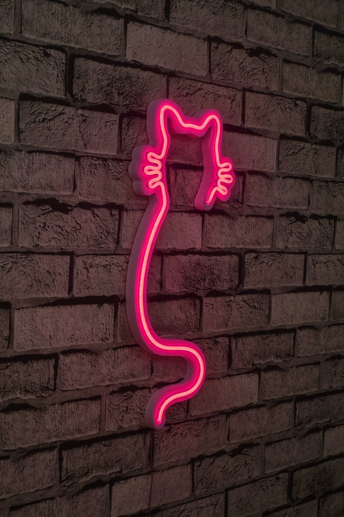 Éclairage LED en plastique décoratif Cat - Pink