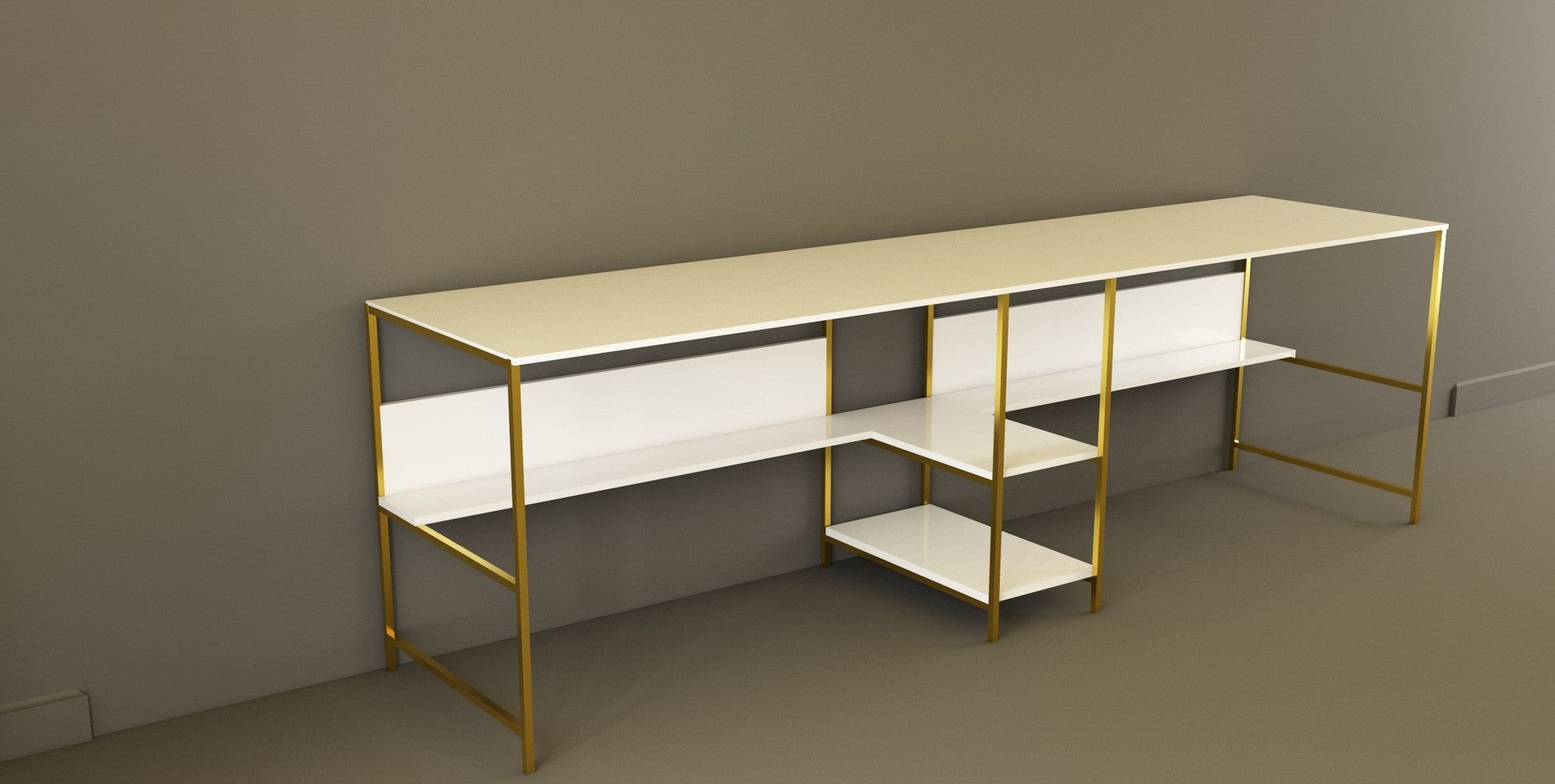 Bureau d'étude L400 - White, Gold