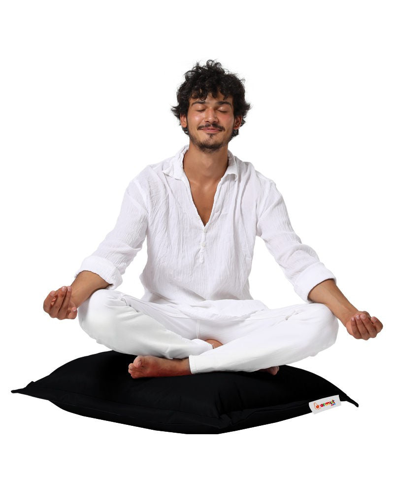 Coussin de jardin Cushion Pouf 70x70 - Black