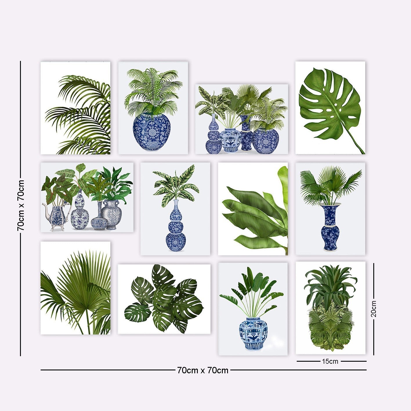 Peinture décorative MDF (12 pièces) 12MDF06