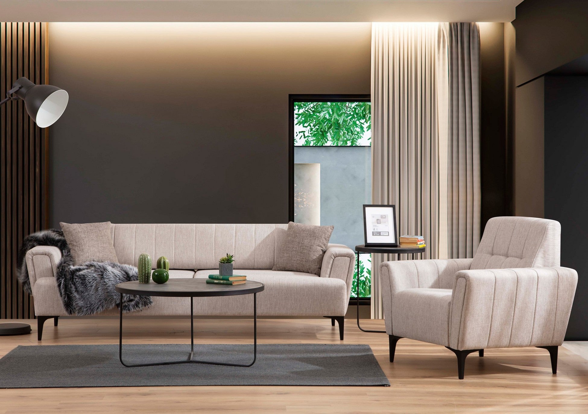 Canapé 1 place Hamlet - Beige