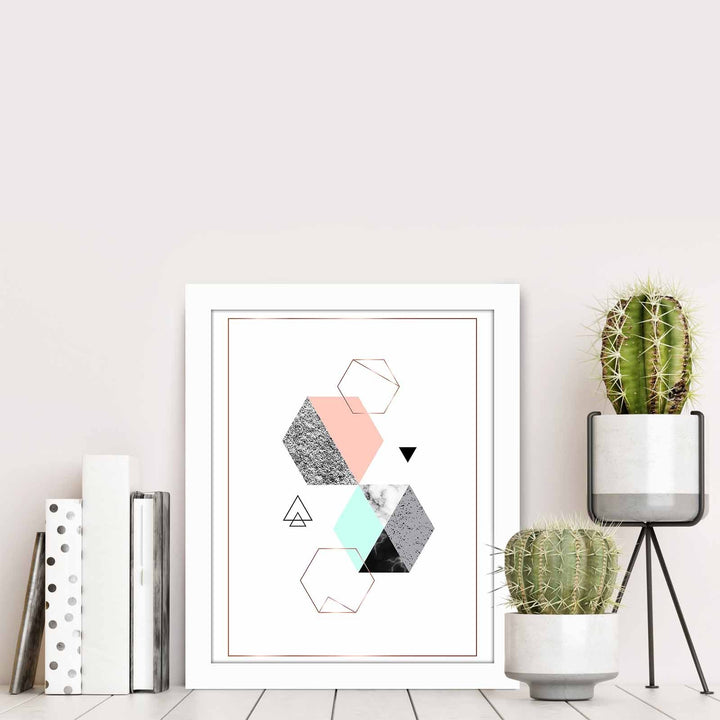 Peinture mdf encadrée décorative BCT-097