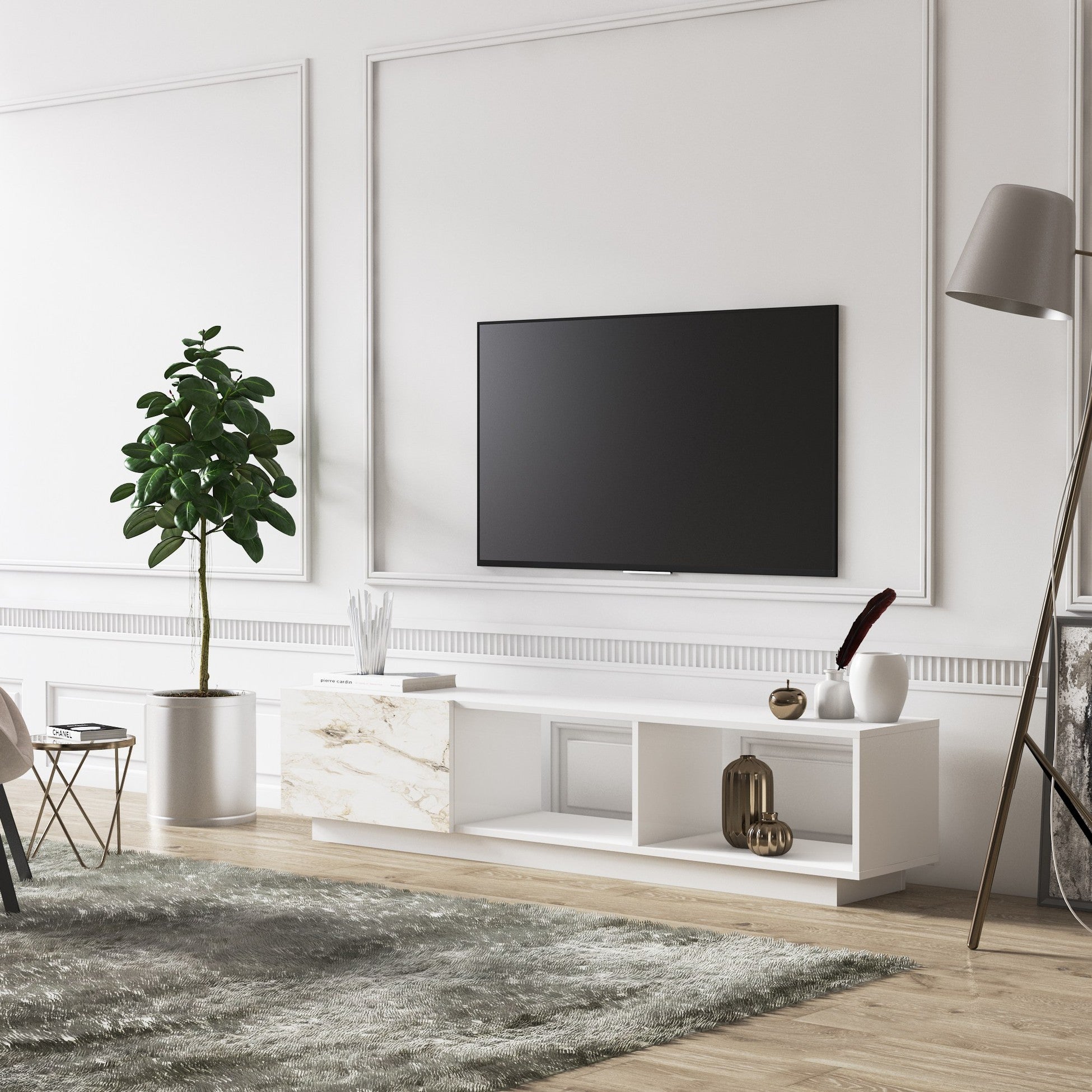 Meuble TV Lepando - Marble